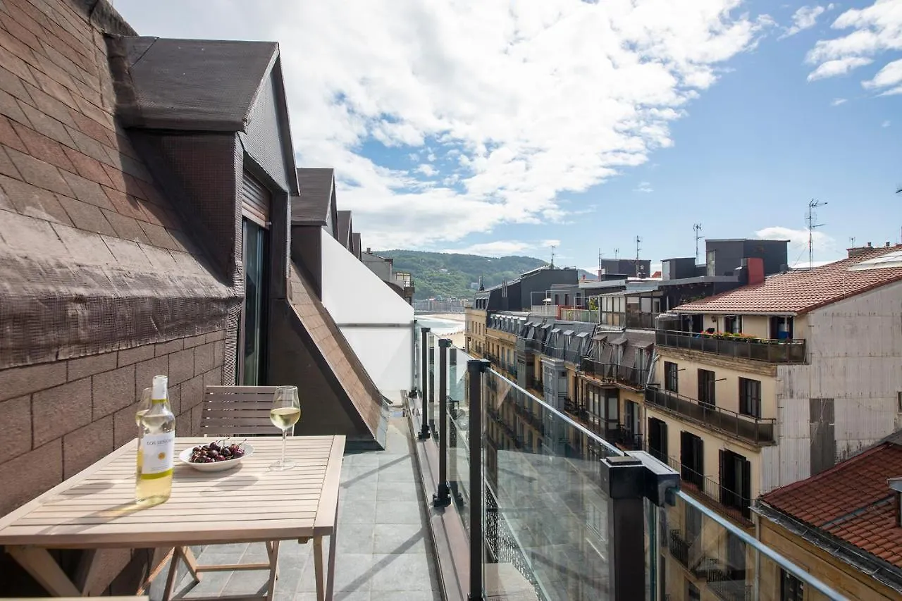 Luxury Duplex Penthouse With Terrace-Old Town Daire San Sebastián İspanya