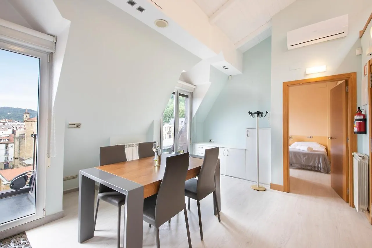 Luxury Duplex Penthouse With Terrace-Old Town Daire San Sebastián