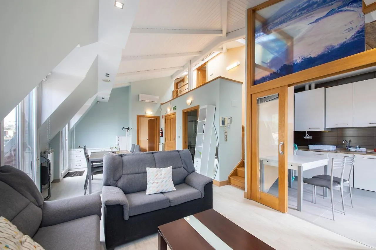 Luxury Duplex Penthouse With Terrace-Old Town Daire San Sebastián