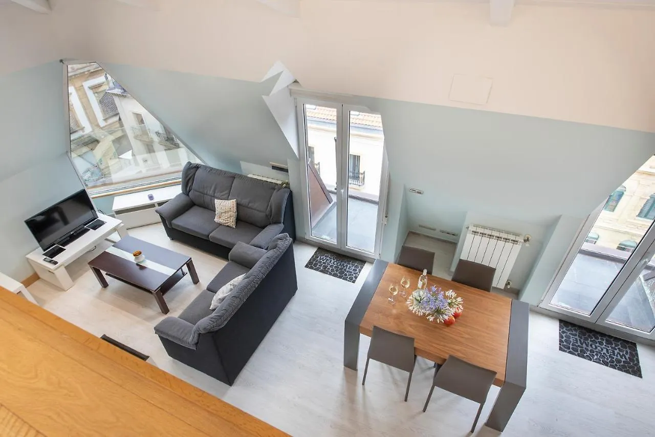 Luxury Duplex Penthouse With Terrace-Old Town Apartment San Sebastian Spain